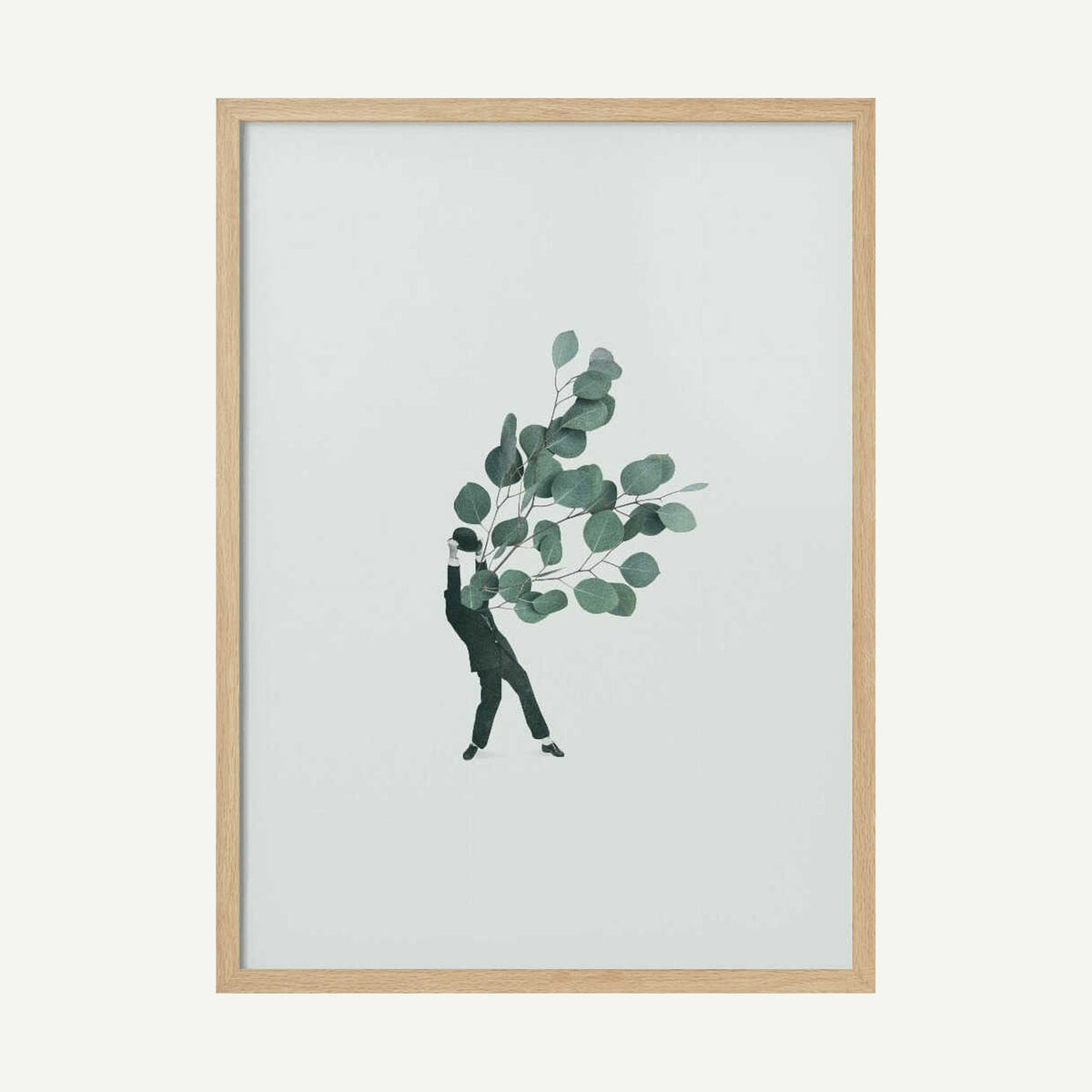The extravert Art Print UK — Botanical Minimal Wall Art — Office — Wall It All Prints