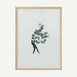 The extravert Art Print UK — Botanical Minimal Wall Art — Office — Wall It All Prints