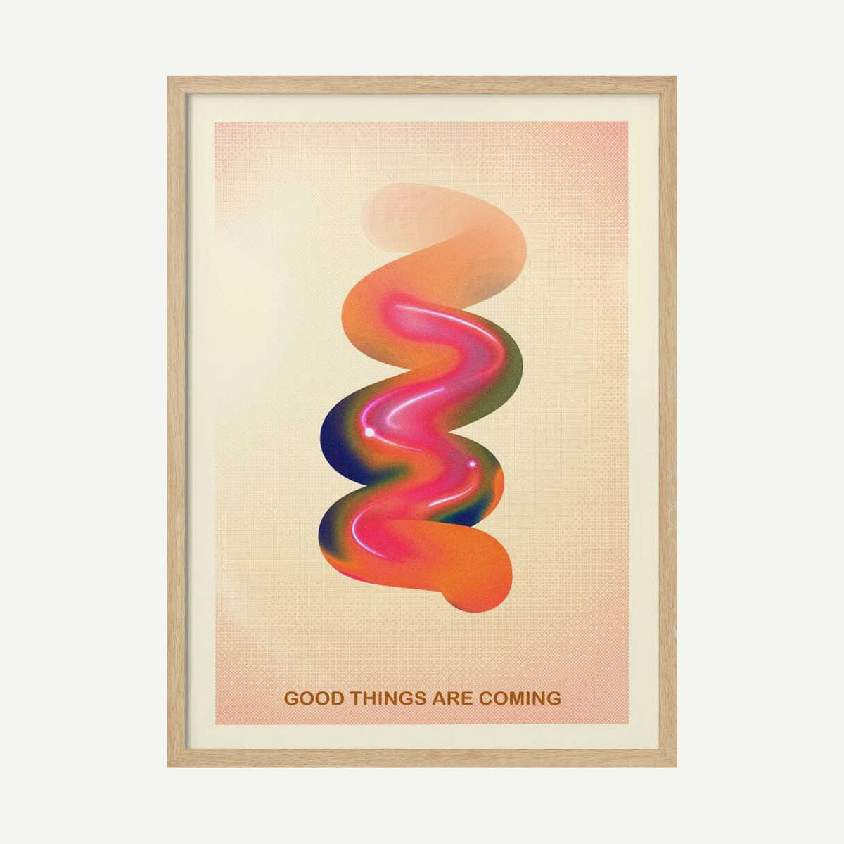 Vibrant Optimism Flow Art Print UK — Abstract Vibrant Wall Art — Living Room — Wall It All Prints