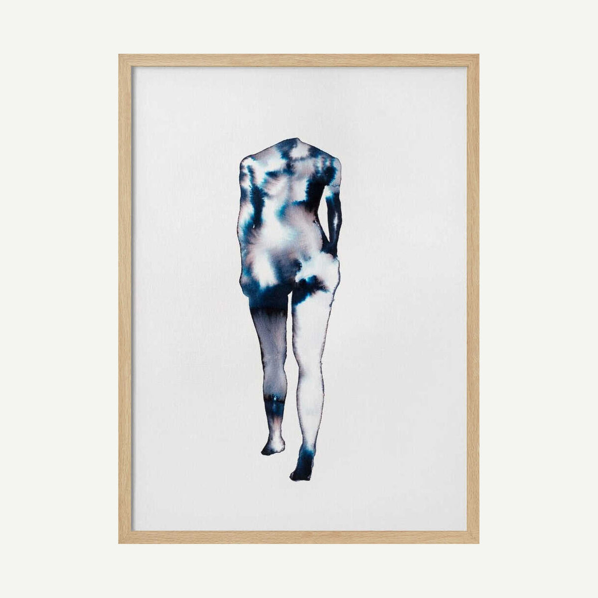 Walking Study Art Print UK — Abstract Vibrant Wall Art — Office — Wall It All Prints