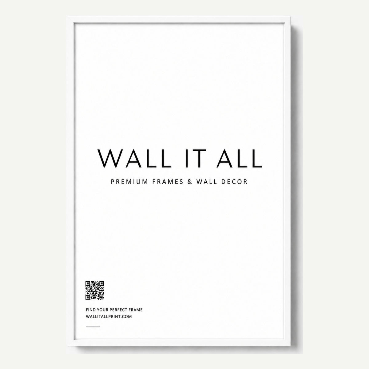 WHITE FRAME Art Print UK — Japanese Vibrant Wall Art — Living Room — Wall It All Prints