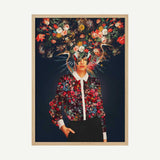 Your Head Was Full of Colours That Had No Names Art Print UK — Botanical Vibrant Wall Art — Living Room — Wall It All Prints